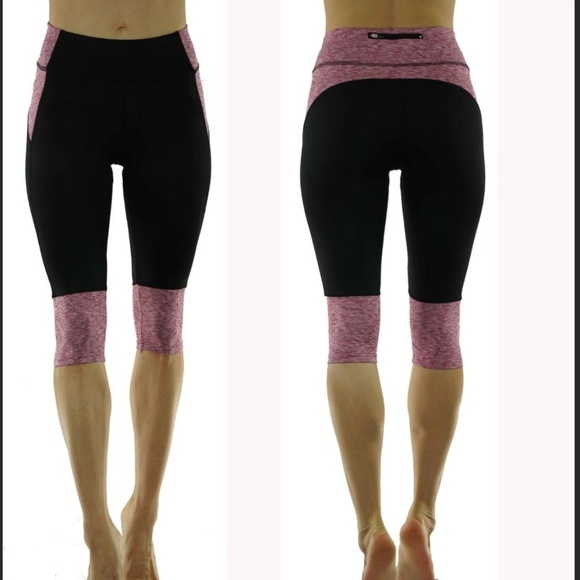 Pants - Capri length with zippered key pocked